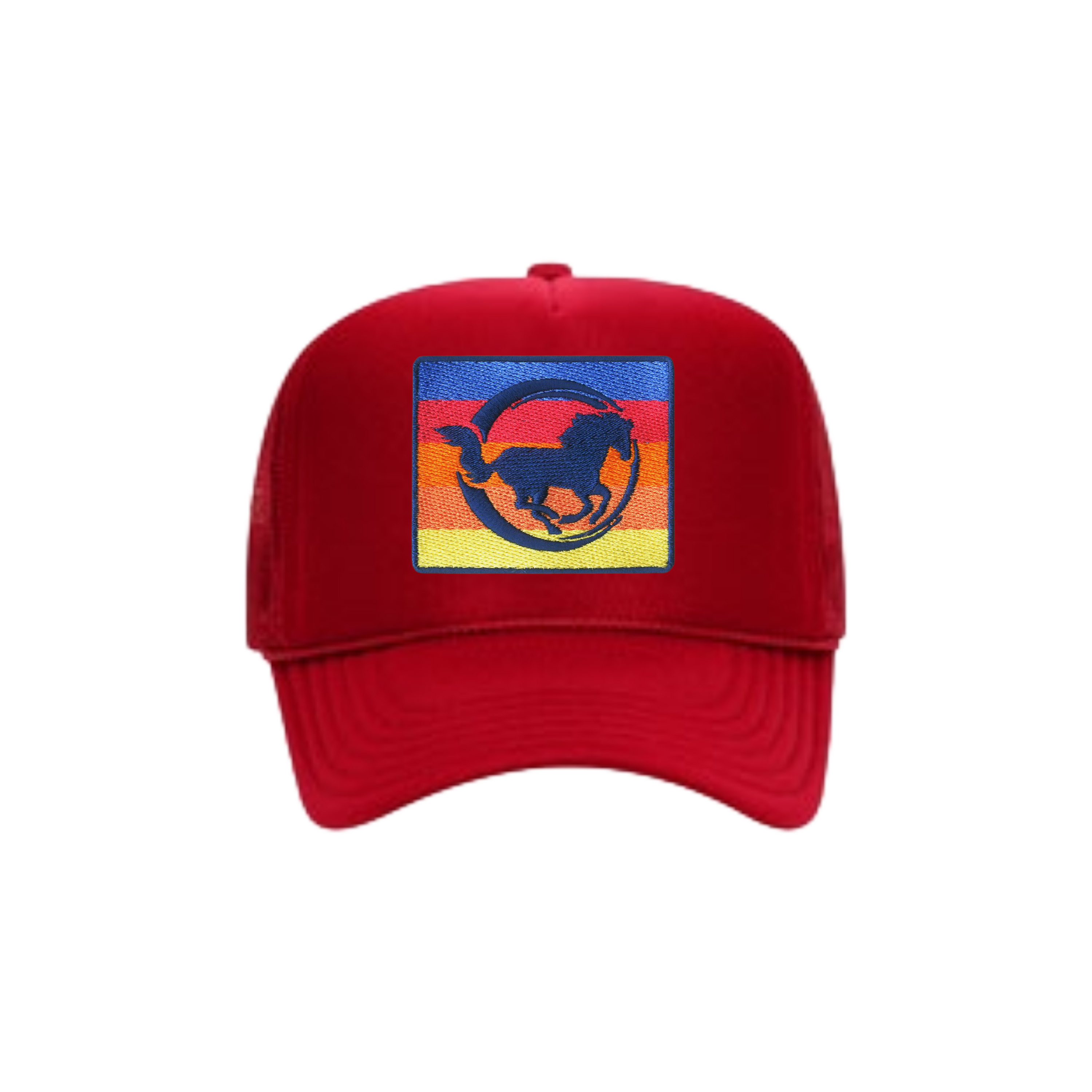 Mustang Nation Colorful Trucker
