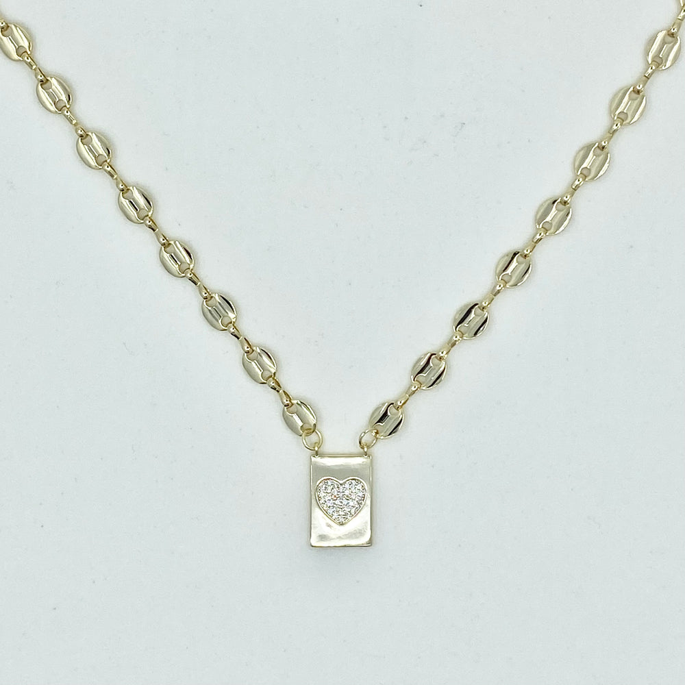 Gold Heart Necklace